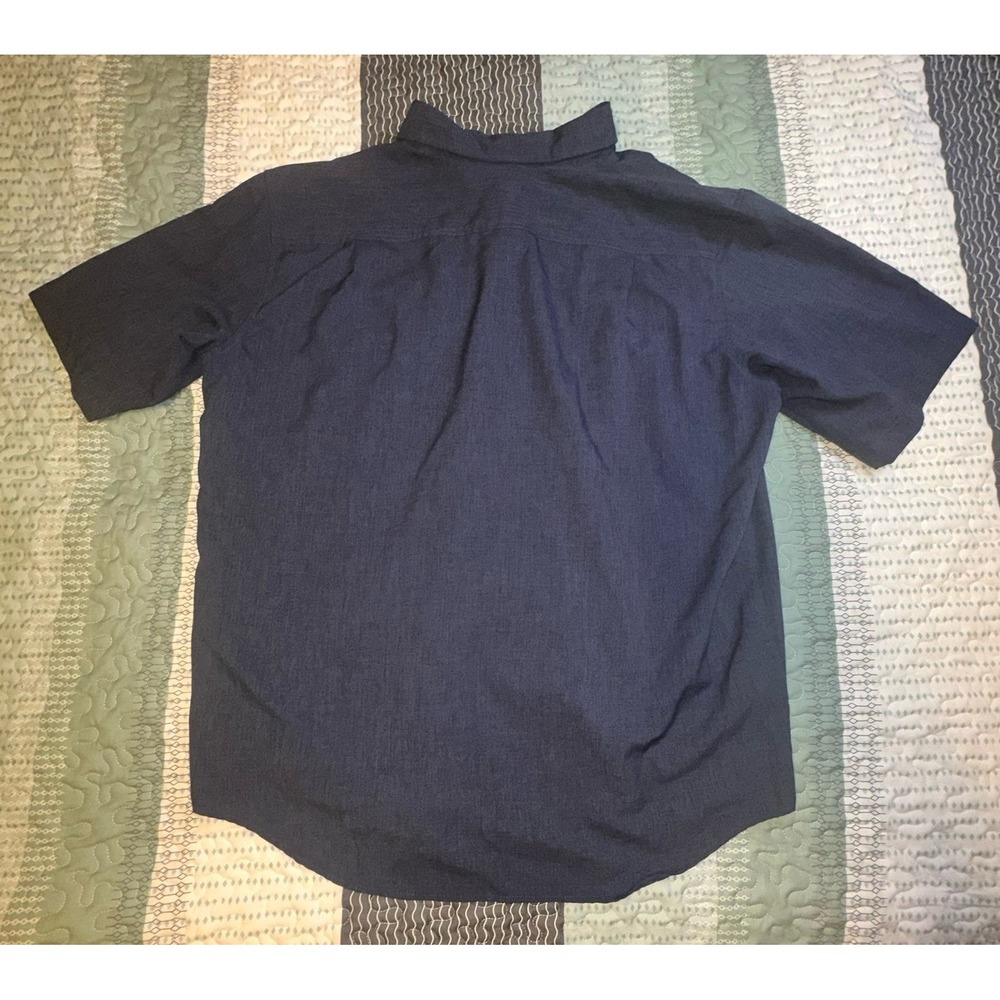 Orvis Classic Collection Mens XL Blue Short Sleeve Button Down Chambray Shirt - Picture 6 of 6